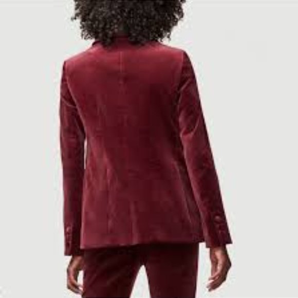 💜💜HP💜💜 NWT Frame Clasic Cut Blazer in Modern Luxe Velvet - Picture 3 of 7